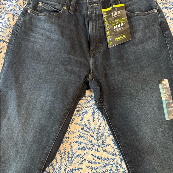 Lee Other - Lee Blue Relaxed Jeans with Distressed Look
